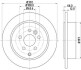 PRO LAND ROVER Гальмівний диск задн. FREELANDER 2 HELLA 8DD 355 118-911 (фото 1)