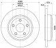 HELLA JEEP Диск гальмівний задній Grand Cherokee (17&quot;) 8DD 355 122-671