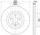 HELLA PRO LAND ROVER диск гальм. передній Range Rover Evoque 11-, Discovery Sport 14- 8DD 355 123-111