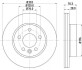 HELLA PRO VW диск гальм. передн. CRAFTER 16- 8DD 355 125-561