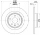 HELLA PRO HIGH CARBON VOLVO диск гальм. задн. S60 20- 8DD 355 126-991