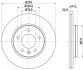 HELLA PRO HIGH CARBON VW диск гальмівний задн. (вентил.) T5  03- (294*22) 8DD 355 128-031
