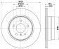 HELLA PRO HIGH CARBON BMW диск гальмівний задн. X5 E70 07-, F15 13-, X6 E71 08-, F16 14- 8DD 355 128-761