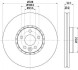 HELLA PRO VOLVO Диск гальмівний передн. XC60 I 2.0, 2.4 08- 8DD 355 129-141