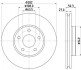 HELLA PRO HIGH CARBON FORD диск гальм. передн. FOCUS EcoBoost 18- 8DD 355 132-021