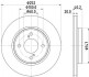 HELLA PRO SUZUKI Диск гальмівний передній SWIFT 17- 8DD 355 132-051