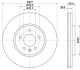 HELLA PRO HIGH CARBON OPEL диск гальмівний передній Insignia B 8DD 355 132-171