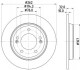 HELLA PRO HYUNDAI диск гальм. задн. ELANTRA 16- 8DD 355 132-611