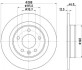 HELLA PRO OPEL диск гальм. задн. INSIGNIA 17- 8DD 355 132-631