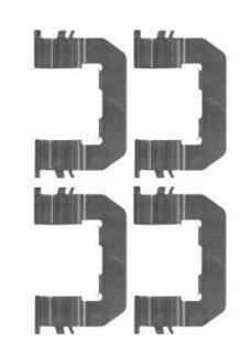 Ремкомплект гальмівних колодок HELLA 8DZ355203931 (фото 1)