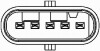 DB Расходомер воздуха С203/204 E211/212 HELLA 8ET 009 149-171 (фото 2)