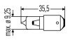Автолампа BA9S 12V 6WT6W H6W 12V6W HELLA 8GH 007 643-121 (фото 2)
