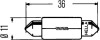 Лампа розжарювання HEAVY DUTY C5W 24V 5W SV 8,58 HELLA 8GM 002 092-241 (фото 2)