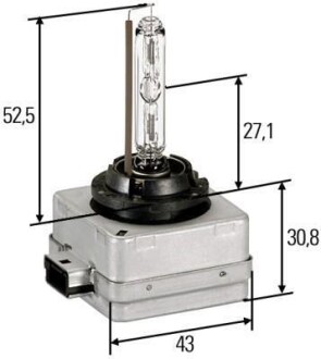 Лампа газоразрядна D1S, 35 W 85V, PK32d-2 HELLA 8GS 009 028-111