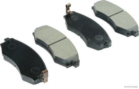 Фото 1 - колодки гальмівні дискові (комплект 4 шт) HERTH+BUSS JAKOPARTS J3600517 Колодки гальмівні дискові (комплект 4 шт) HERTH+BUSS JAKOPARTS J3600517 (фото 1)