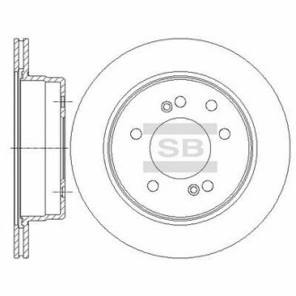 Тормозной диск задний Hi-Q SD3043
