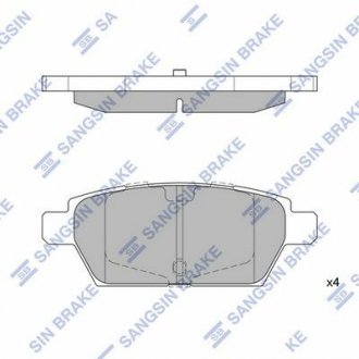 Колодки гальмівні дискові Hi-Q SP1476