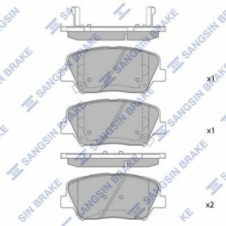 Колодки тормозные Hi-Q SP1545 (фото 1)