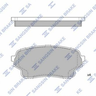 Колодки гальмівні дискові Hi-Q SP1583 (фото 1)