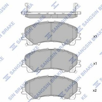 Тормозные колодки Hi-Q SP1714