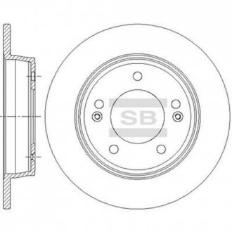 Тормозной диск Hi-Q SD1085