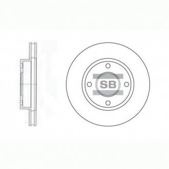 Тормозной диск Hi-Q SD3027 (фото 1)