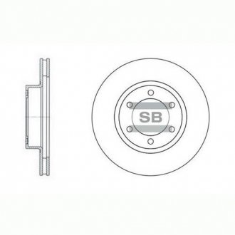 Диск гальмівний Hi-Q SD4004