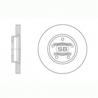 Гальмівний диск Hi-Q SD4401 (фото 1)