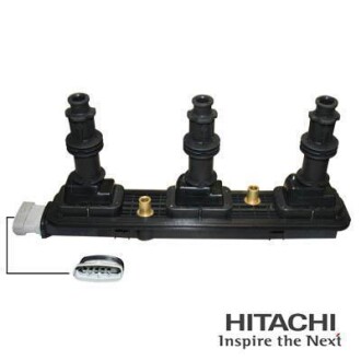 Катушка запалювання OPEL Vectra "2.6-3.2 HITACHI (Huco) 2503856