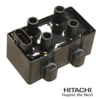 Котушка запалювання RENAULT/DACIA Clio/Kangoo/Megane/Logan &quot;1.1-2.0 &quot;98&gt;&gt; HITACHI (Huco) 2508764 (фото 1)