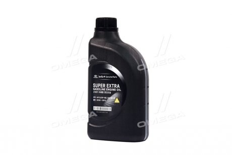 Масло моторн. Mobis Super Extra Gasoline 5W-30 API SL, ILSAC GF-3, 05100-00110 (Канистра 1л) Hyundai / Kia / Mobis 0510000110 (фото 1)