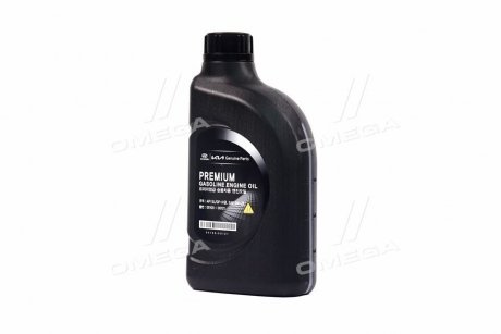 Масло моторн. Mobis Premium Gasoline 5W-20 API SL, ILSAC GF-3, 05100-00121 (Канистра 1л) Hyundai / Kia / Mobis 0510000121