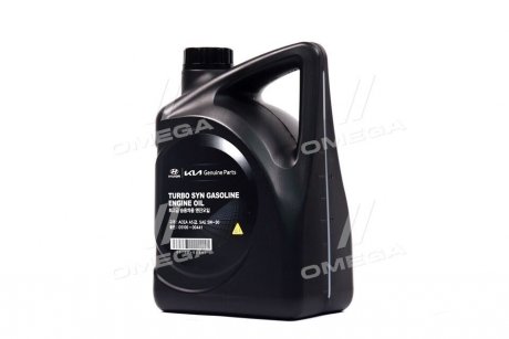 Масло моторн. Mobis Turbo Syn Gasoline 5W-30 ACEA A5 05100-00441 (Канистра 4л) Hyundai / Kia / Mobis 0510000441 (фото 1)