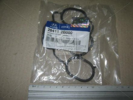 Прокладка впускного коллектора 1.4 MPI G4FA,1.6 MPI G4FC HYUNDAI Accent 10-17,i-20 08-14,i-30 07-12, Hyundai / Kia / Mobis 284112B000