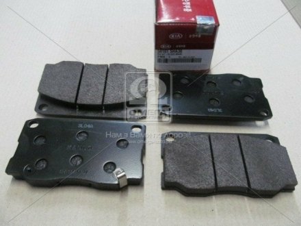 Колодки тормозные дисковые передние Hyundai HD35 14-/HD45/HD65/HD72/HD78 04- (Mobis) Hyundai / Kia / Mobis 581015HA30 (фото 1)