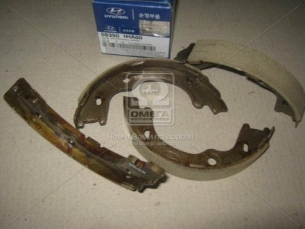 Колодки гальмові гальма стоянкового барабанні (Mobis) Hyundai / Kia / Mobis 58350-1HA00 (фото 1)