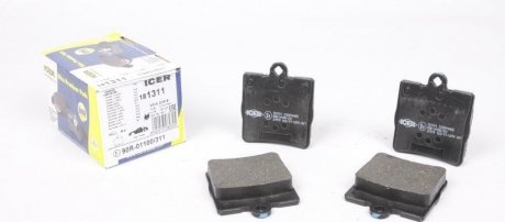 Колодки тормозные ICER 181311