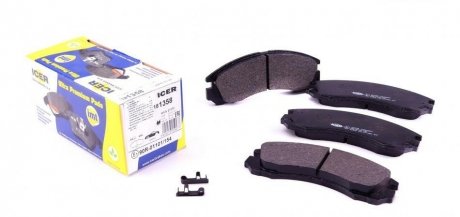 Колодки тормозные ICER 181358