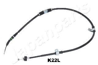 KIA Трос ручн.тормоза лев.Cerato 11/04 - JAPANPARTS BC-K22L