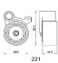 TOYOTA натяжний ролик Land Cruiuser 90 3,4 96-,Lexus ES,RX JAPANPARTS BE-221 (фото 2)