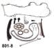 JAPANPARTS FIAT К-кт ланцюга приводу валу розподільчого Doblo 1.3 1.3d, Opel Combo, Citroen Nemo KDK-801-8