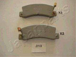 TOYOTA Тормозные колодки задн. Carina E 92- JAPANPARTS PP-213AF (фото 1)