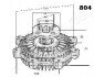 SUZUKI Вискомуфта Grand Vitara 2,0-2,5 -03 JAPANPARTS VC-804 (фото 3)