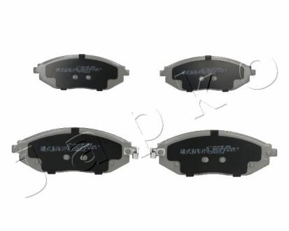 Гальмівні колодки дискові пер. Spark 10- JAPKO 50W14 (фото 1)