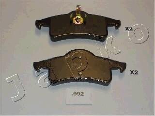 Колодки тормозные дисковые задние Jeep Grand Cherokee (99-) JAPKO 51992 (фото 1)