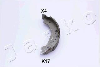 Гальмівні колодки бараб. (D=190) Sorento I 02- JAPKO 55K17 (фото 1)