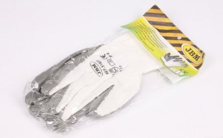 Рукавички з нітриловим покриттям долонь (Т.8) JBM 51633