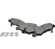 Гальмівні колодки перед. Agila/Ignis/Wagon R 00- 1.0-1.5 1263603010