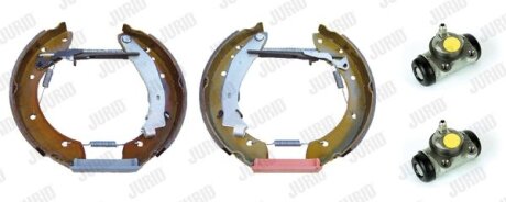 CITROEN KIT EVO Р/к заднього гальма (колодки+2цил.+установ. к-т) BERLINGO / BERLINGO FIRST 1.4 96-08 Jurid 381375J (фото 1)