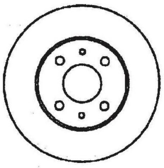 FIAT диск гальмівний задній Bravo II,Croma,Multipla,Alfa Romeo 164,Lancia Jurid 561329JC